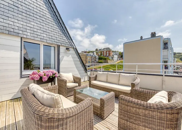 Le Poseidon - Exceptionnel Face A La Avec Spa, Terrasse, 4 Fecamp